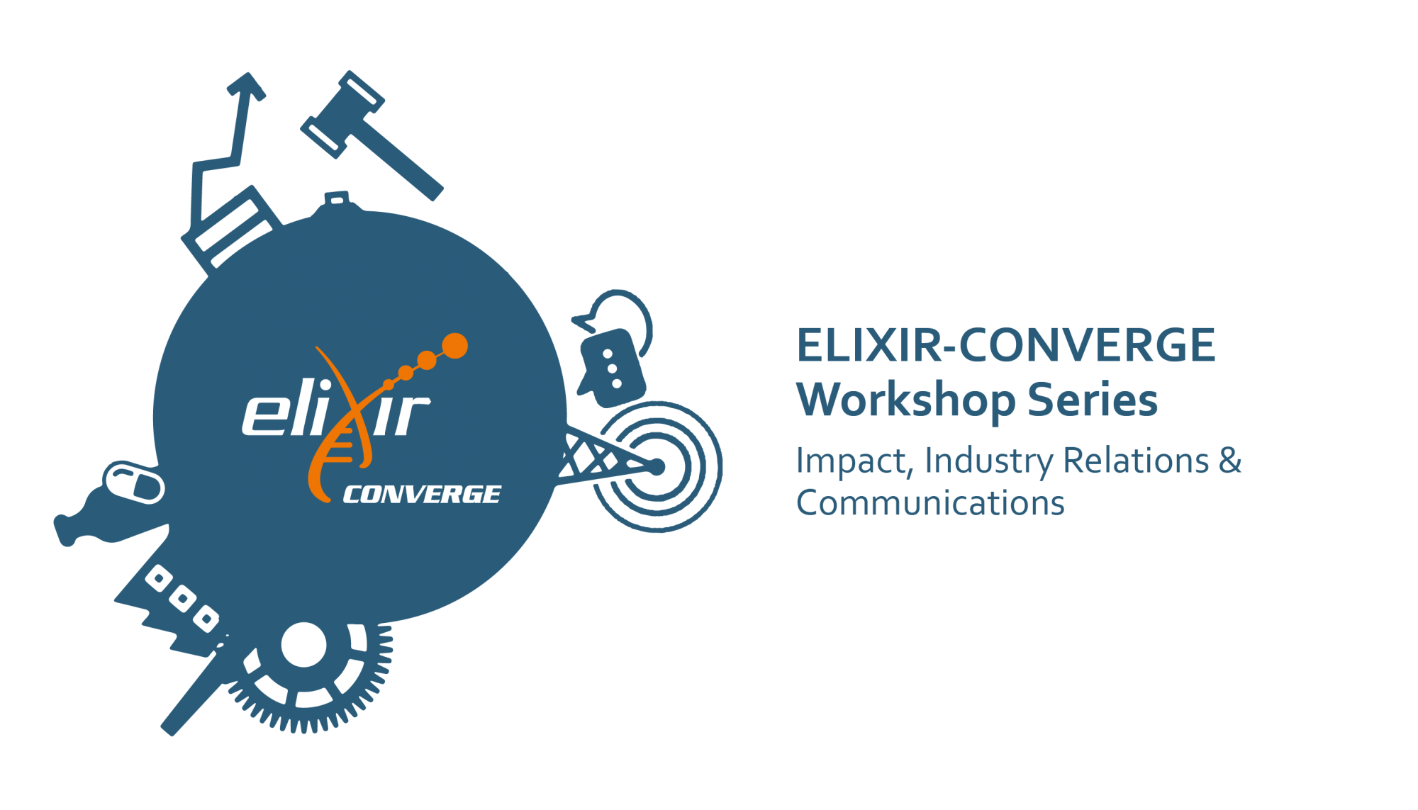 CONVERGE workshop series icon for communications, impact and industry relations